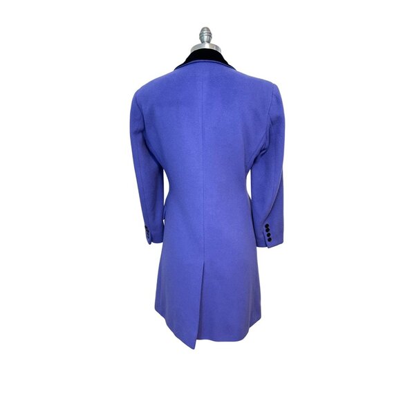 Vintage Ralph Lauren Purple Label Cashmere Double-Breasted Coat 1970s size 6 - Picture 3 of 6